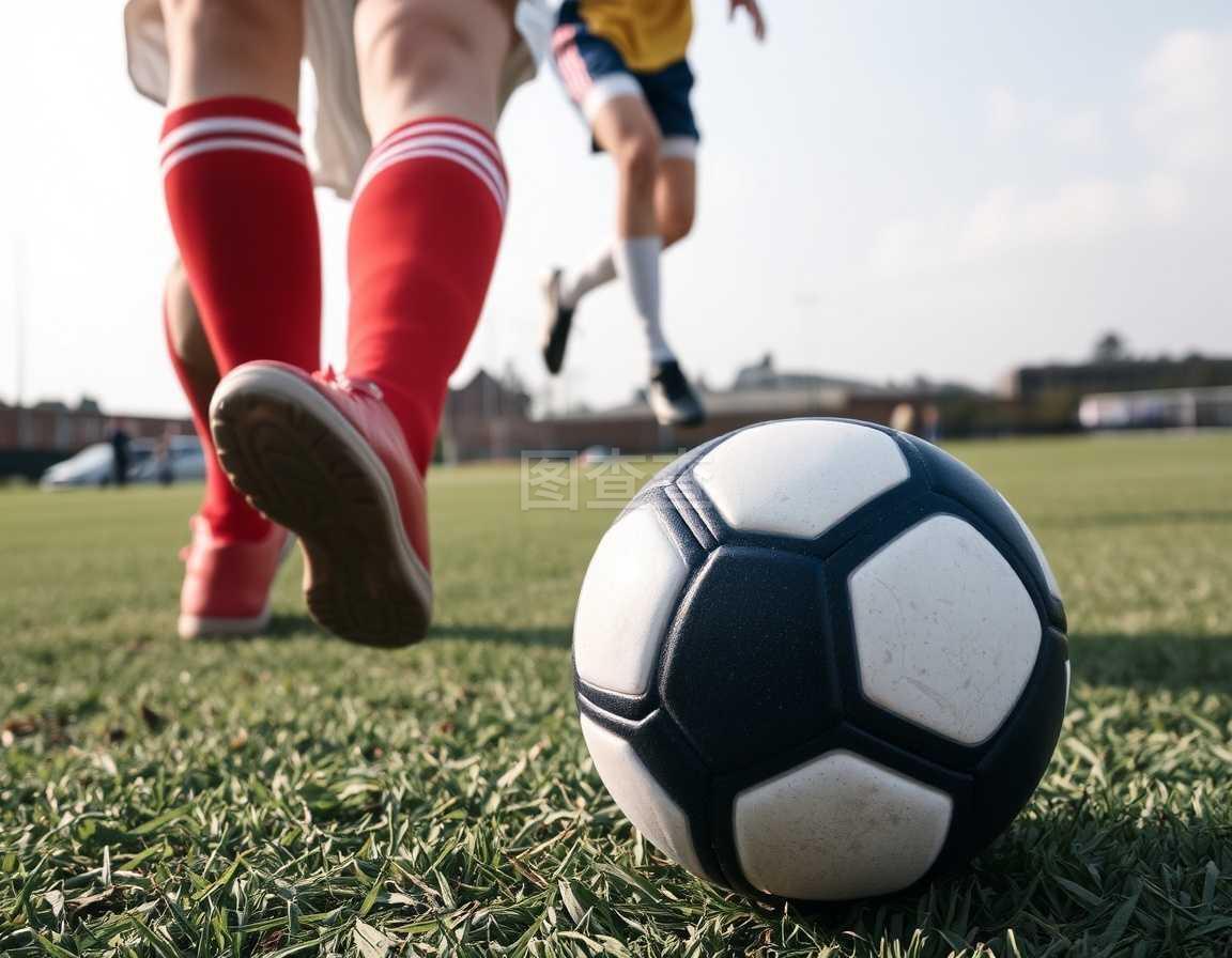 足球赛场上 足球赛场上